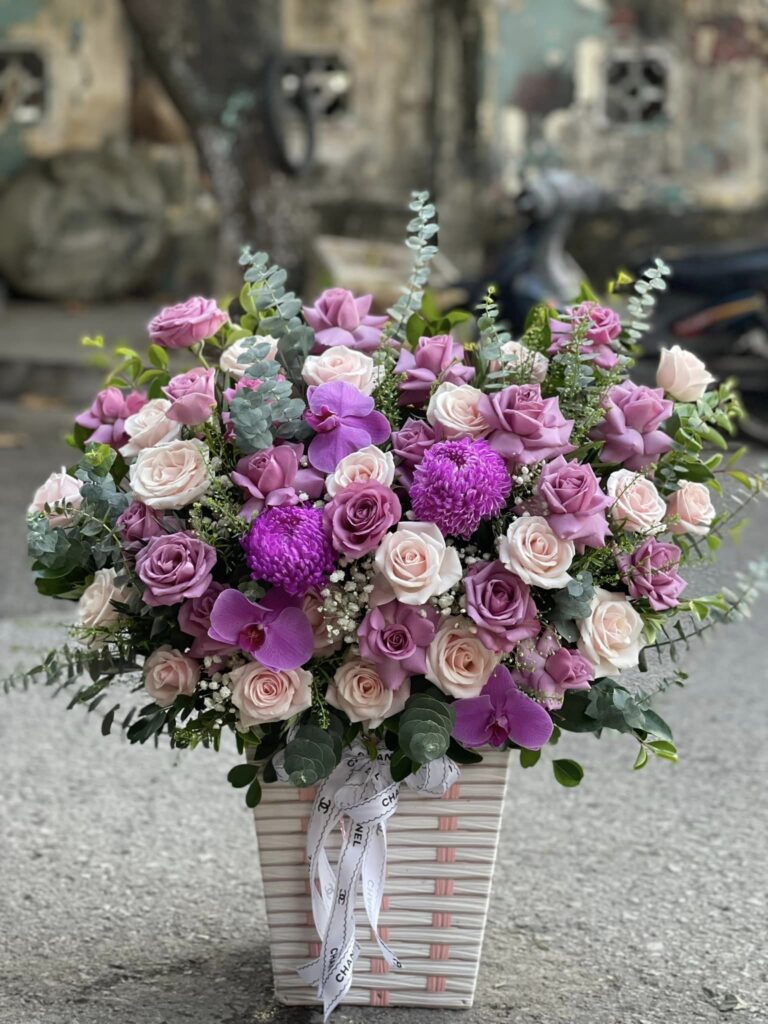 giỏ hoa đẹp tại Huyện Thanh Trì