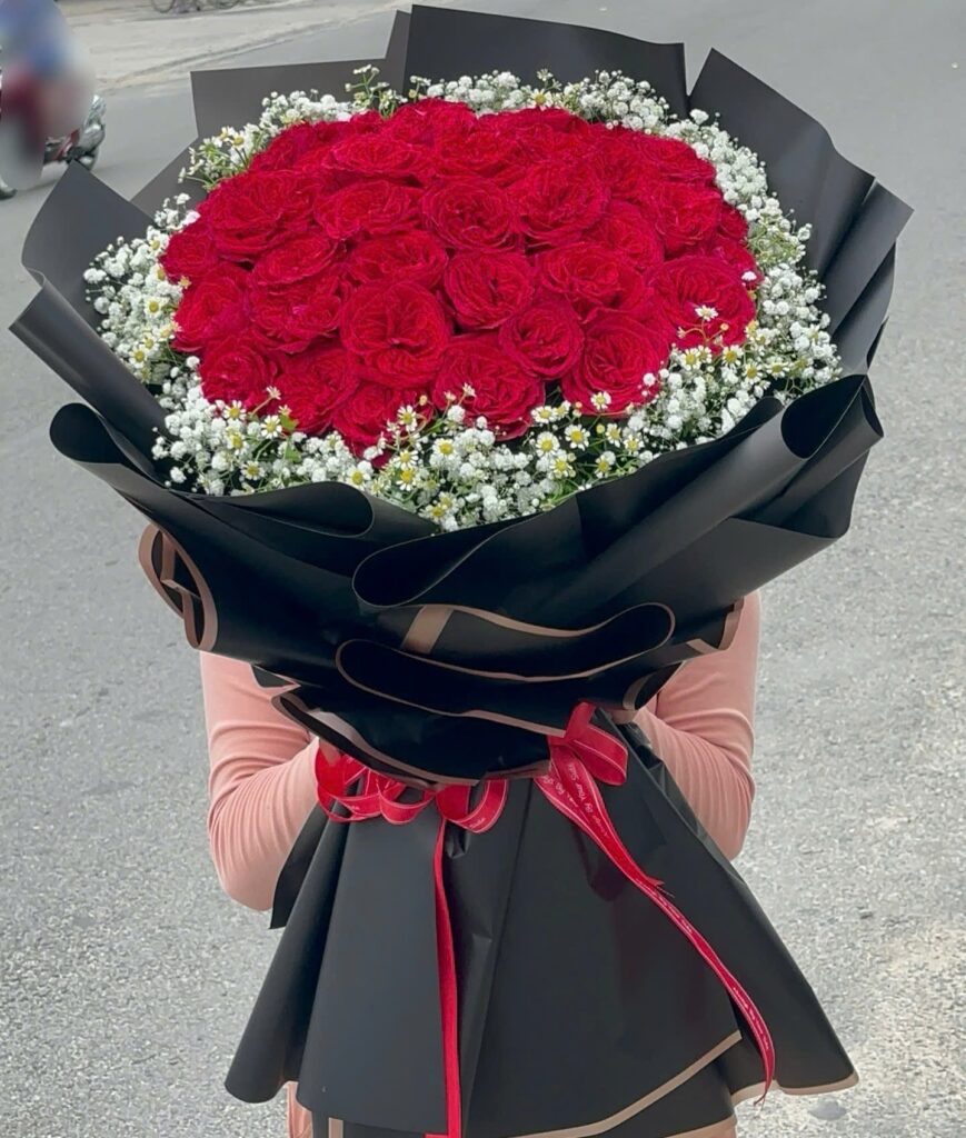 bó hoa hồng đỏ tại Hà Tĩnh