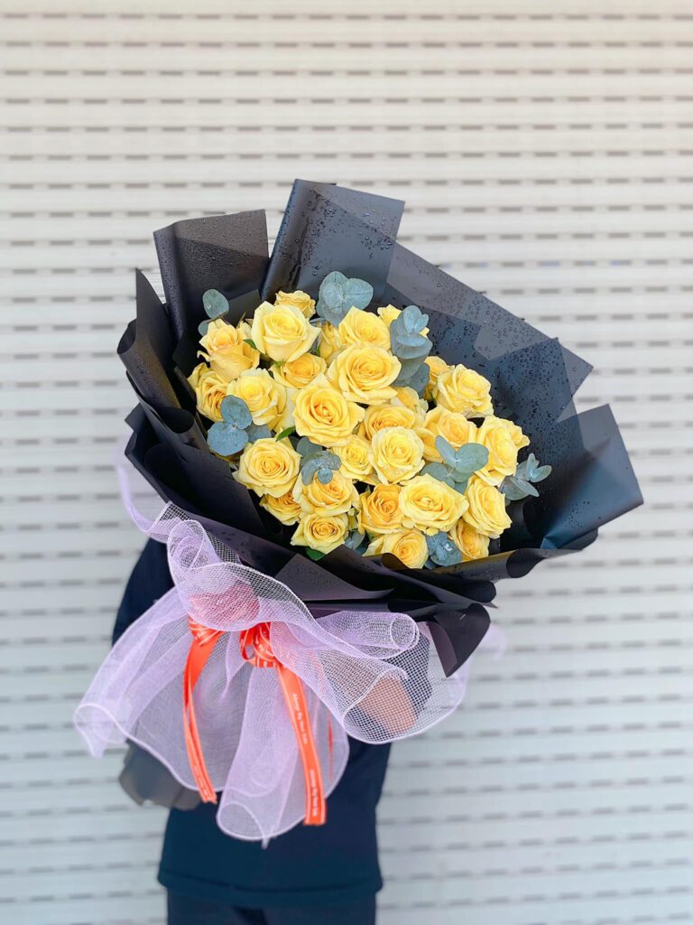 bó hoa hồng vàng tại Quận 5