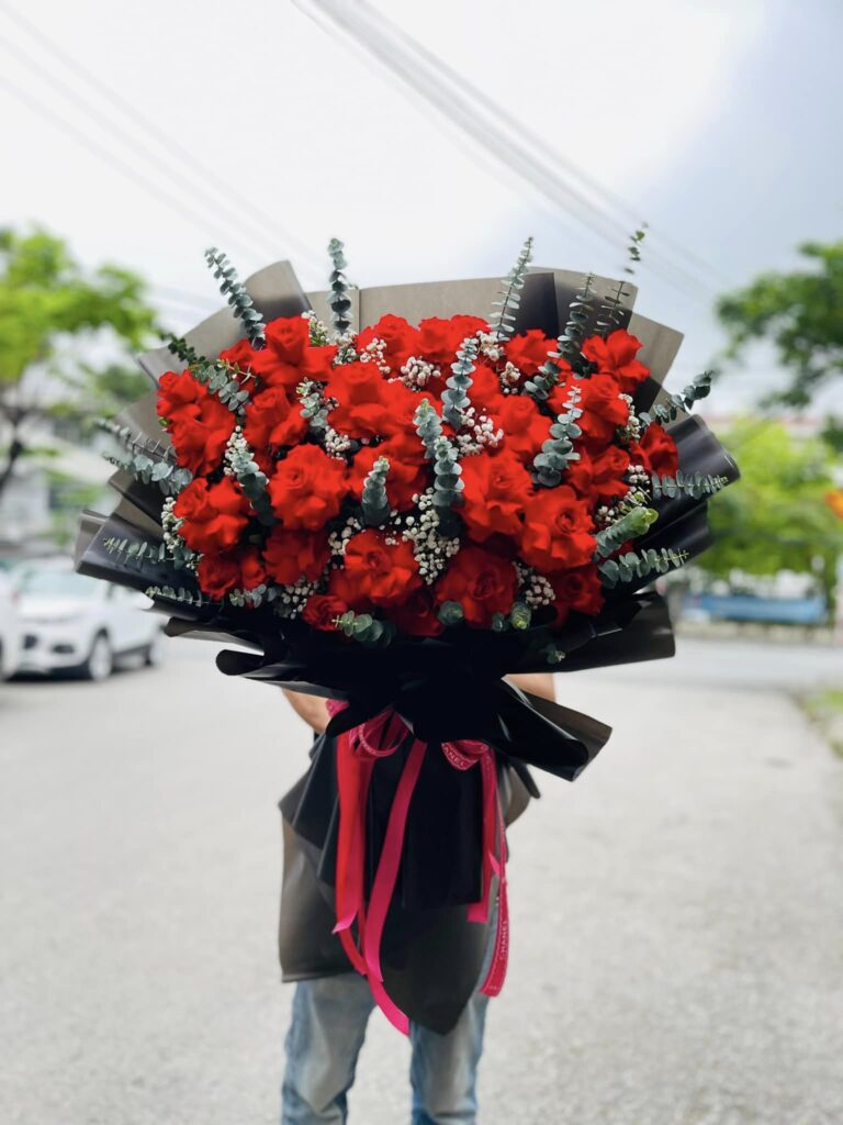 bó hoa hồng đỏ tại Phú Nhuận